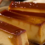 Flan de Turrón