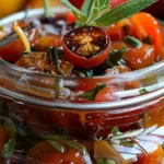 Tomates cherry confitados