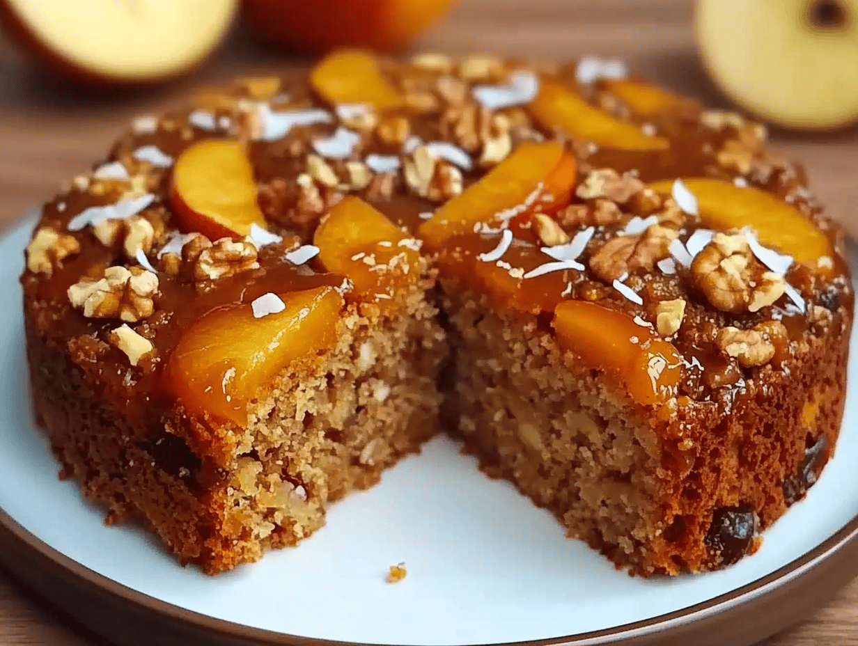 Pastel de Avena y Zanahoria sin Harina