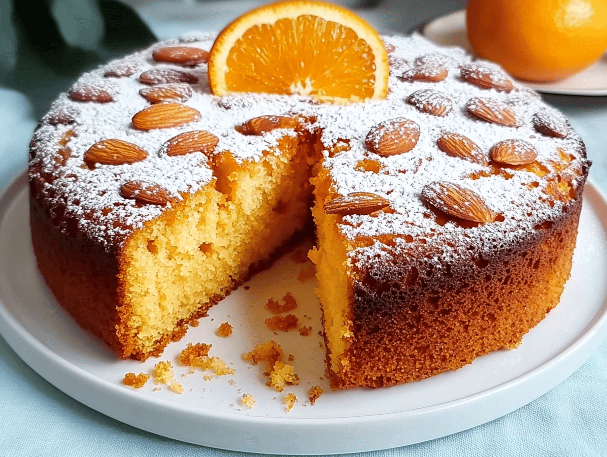 Bizcocho de Naranja y Almendra