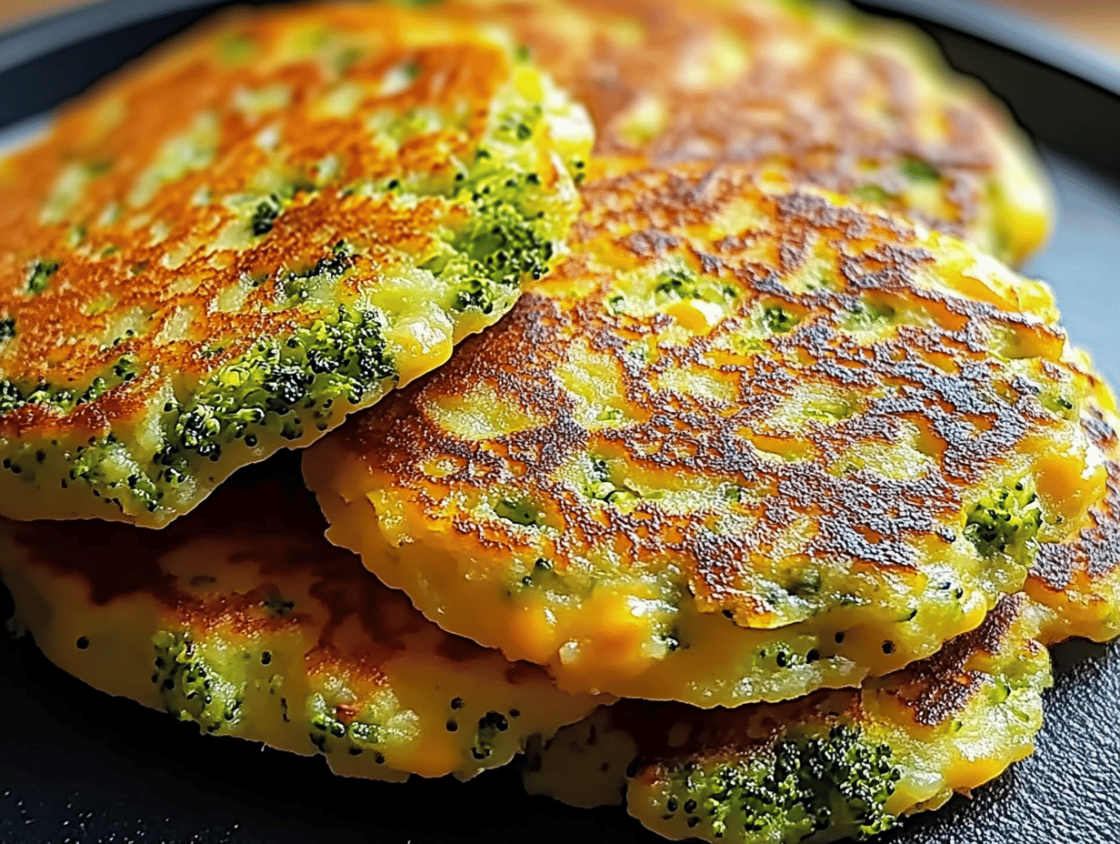 Tortitas de Brócoli con Queso